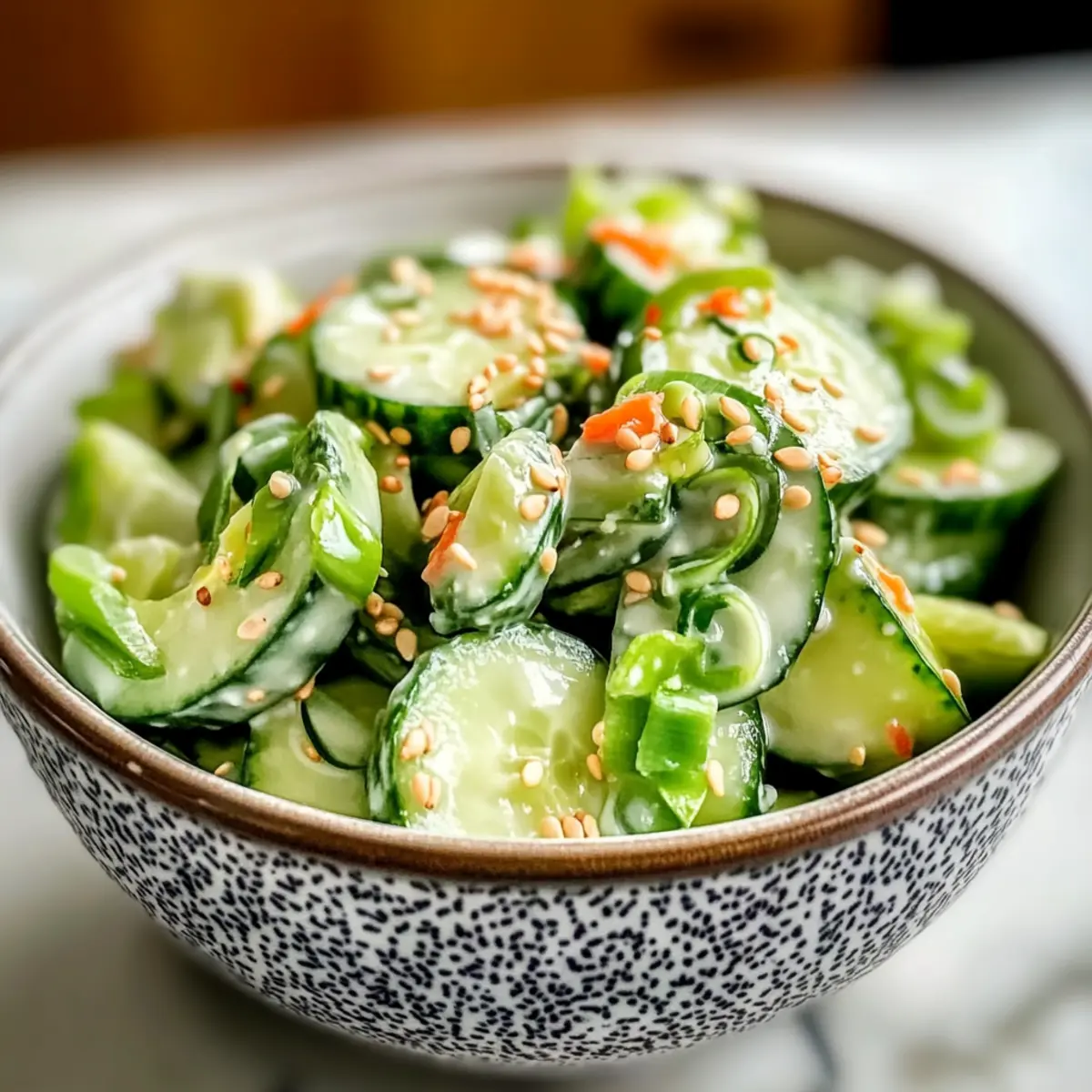 Kalifornische Rolle Gurkensalat schnell und frisch