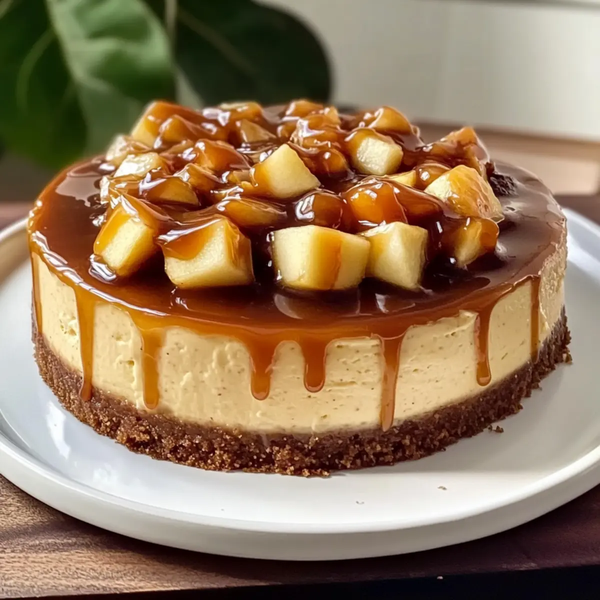 Karamell-Apfel-Käsekuchen Rezept für Genießer