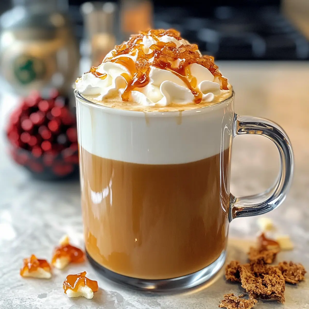 Karamellbrülee-Latte für den perfekten Kaffeegenuss