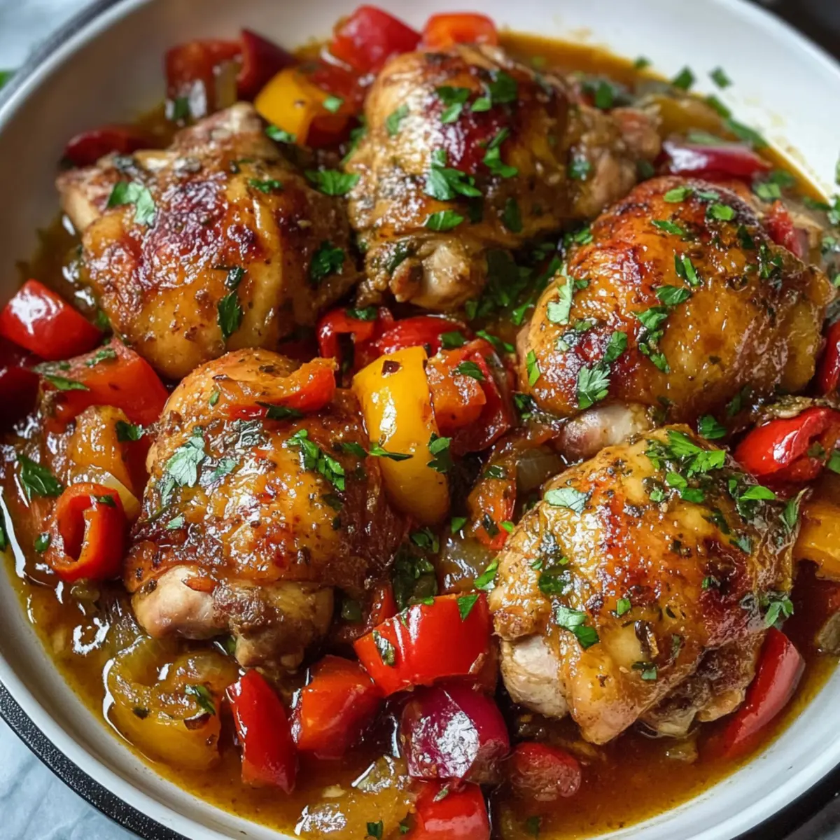 Hähnchen Scarpariello Rezept für echte Genießer