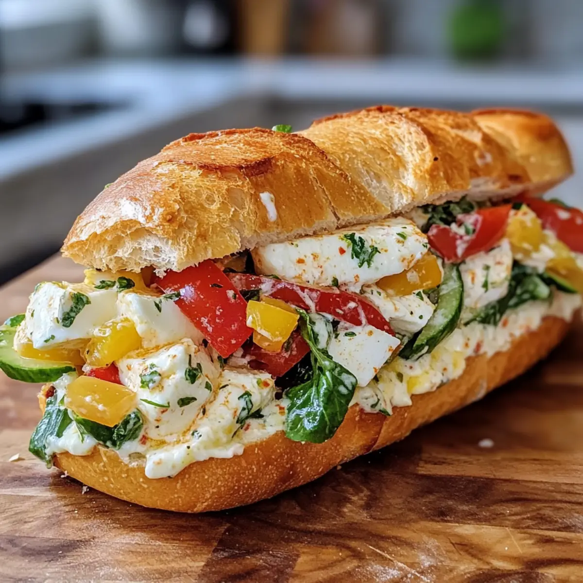 Zerhacktes Italienisches Sandwich für jeden Tag