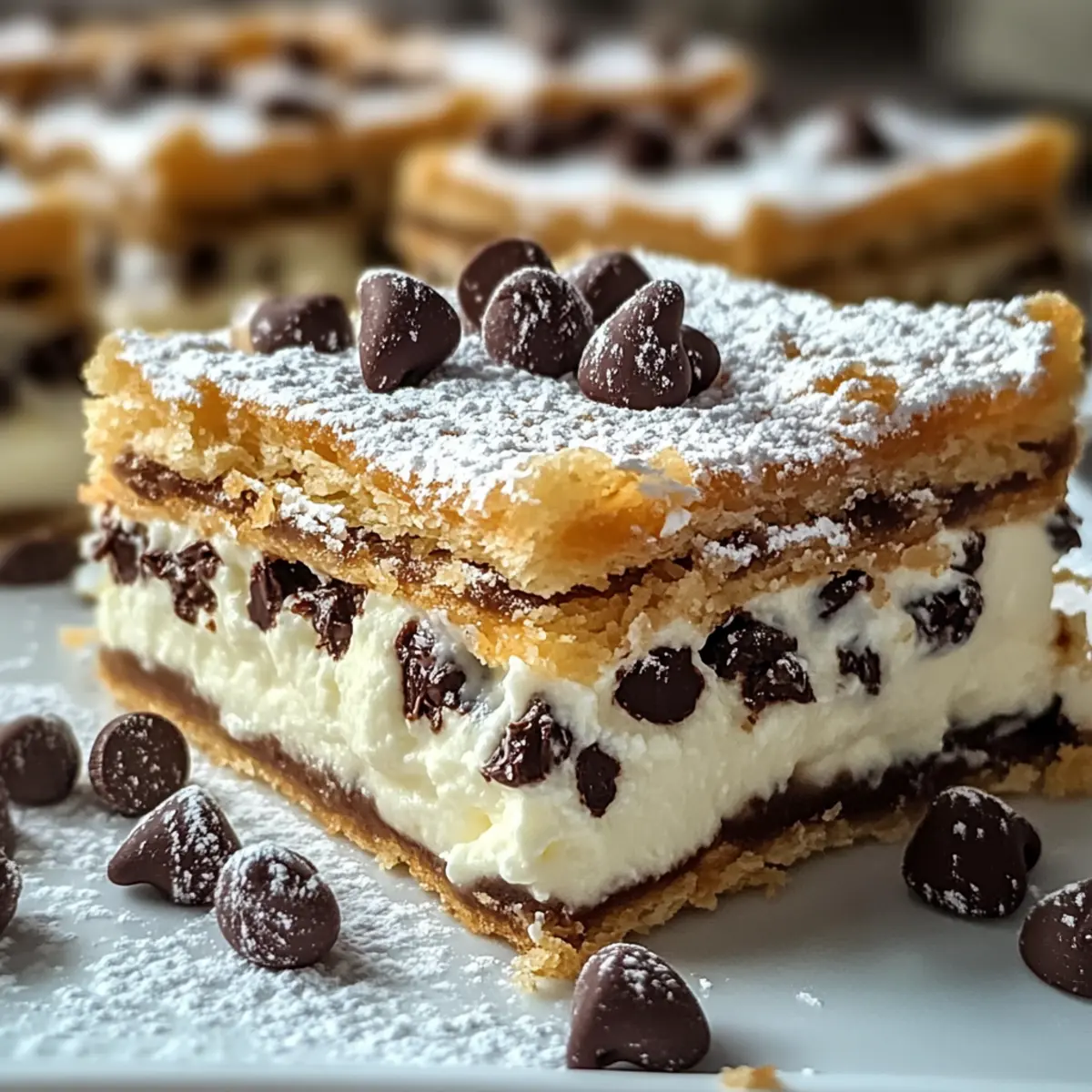 Klassische Cannoli Quadrate: Einfach und Lecker