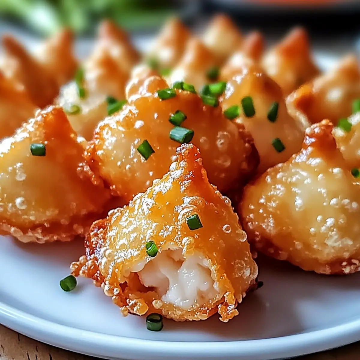Knusprige Krabben Rangoon Bomben für jeden Anlass