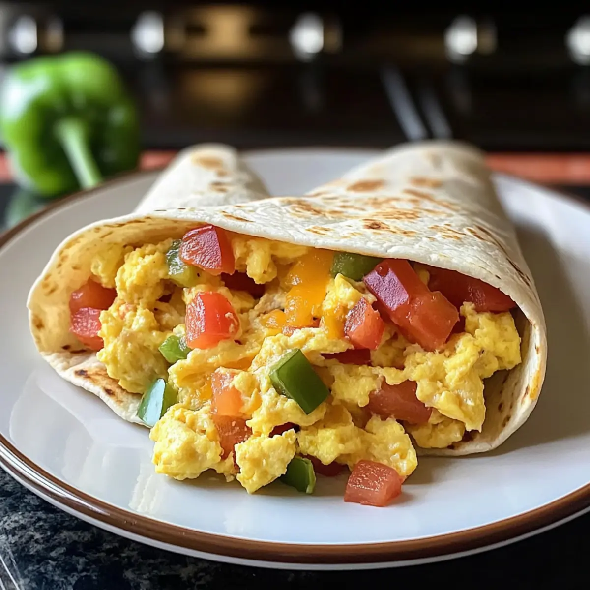 Einfache Mahlzeitenvorbereitung Frühstücksburritos zum Genießen