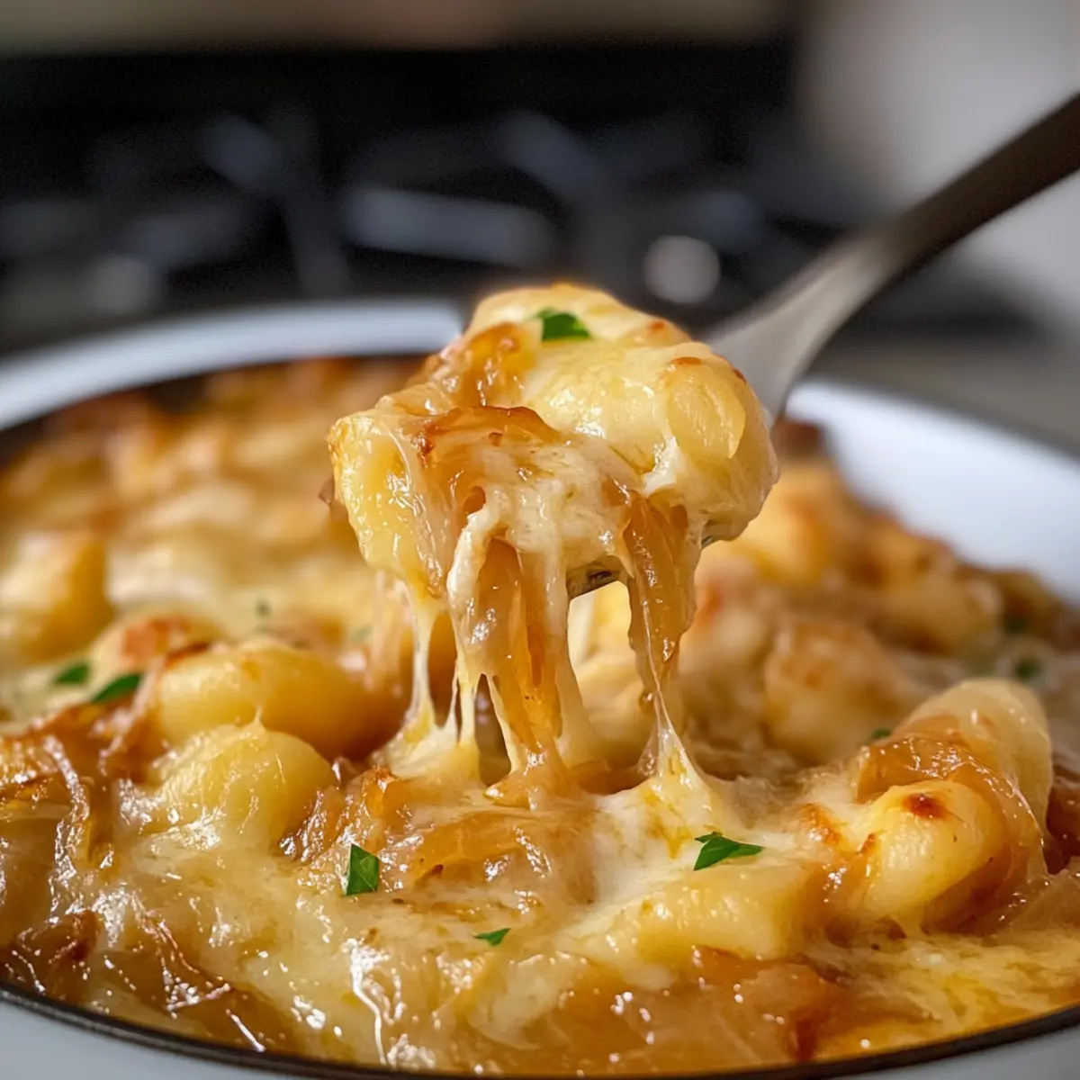 Französische Zwiebel-Gnocchi für Zuhause ganz einfach