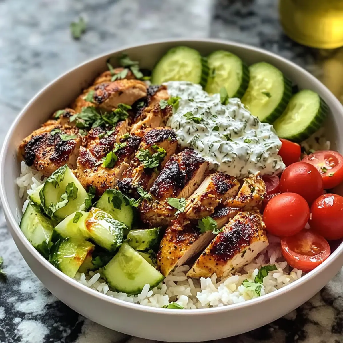 Knoblauch mediterraner Hähnchentopf für gesunde Meal Preps