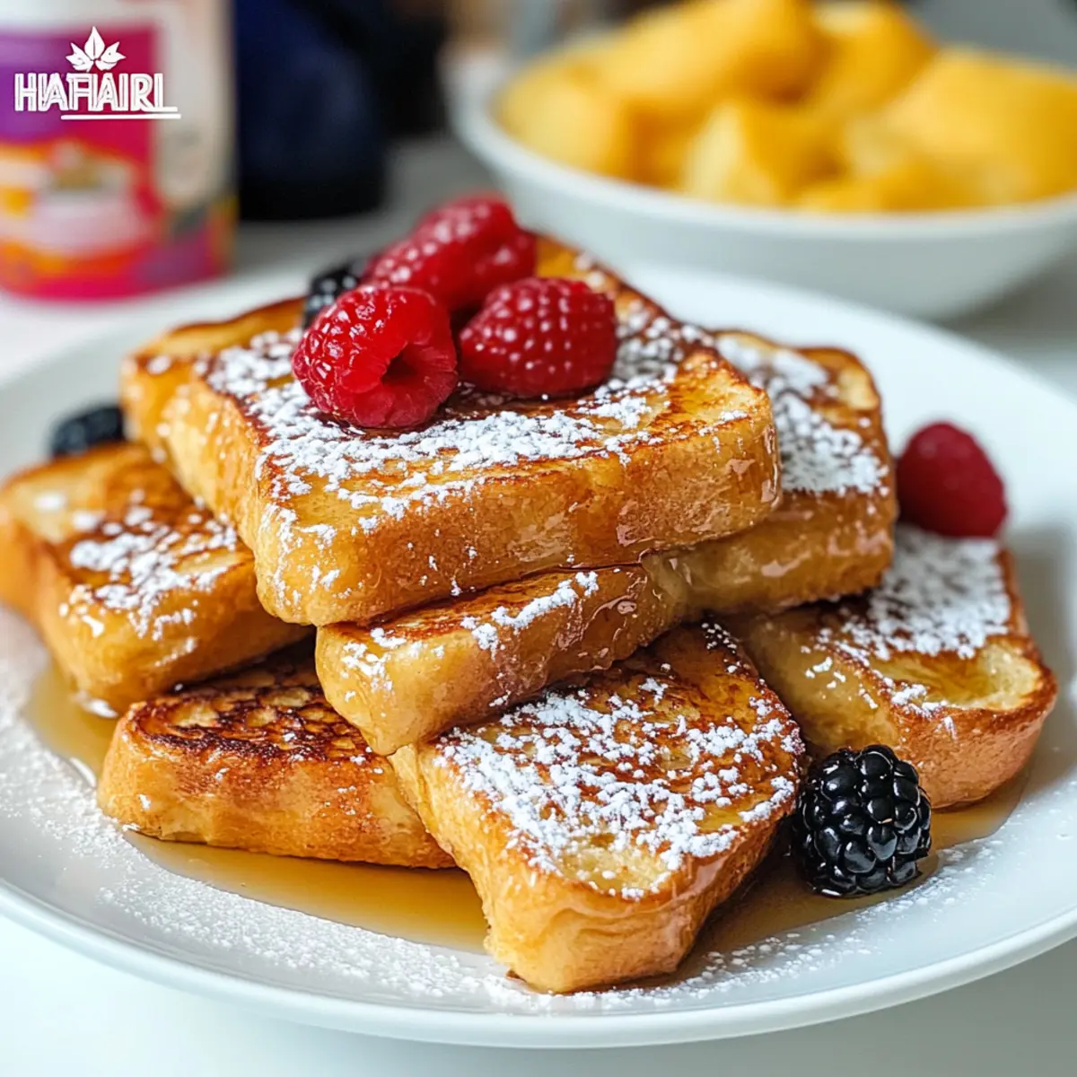 Hawaiian Brötchen Französischer Toast für den perfekten Brunch