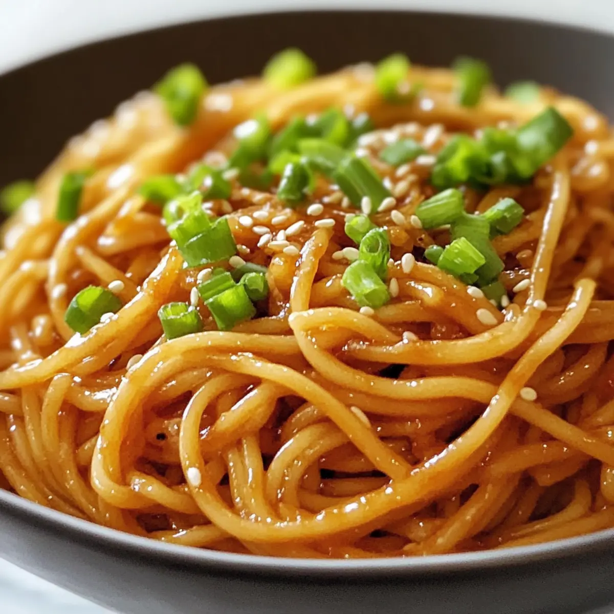 Hibachi-Nudeln Rezept mit Gemüse und Sojasauce