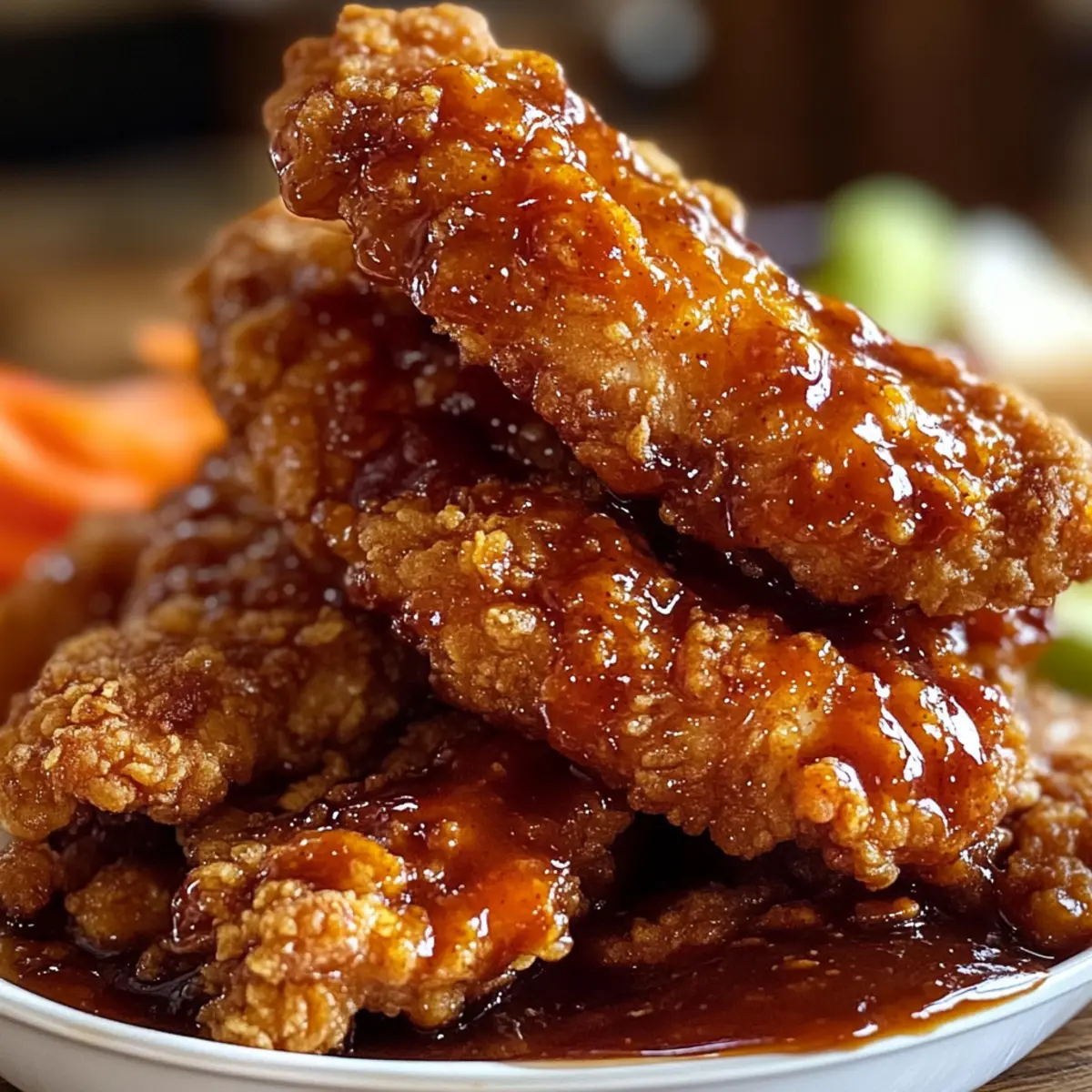 Honig BBQ Hühnchenstreifen Rezept - Knusprig und Saftig