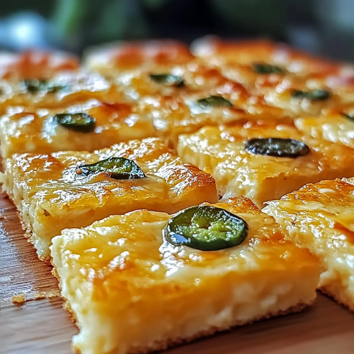 Irresistible Jalapeño Käse Quadrate für jeden Anlass