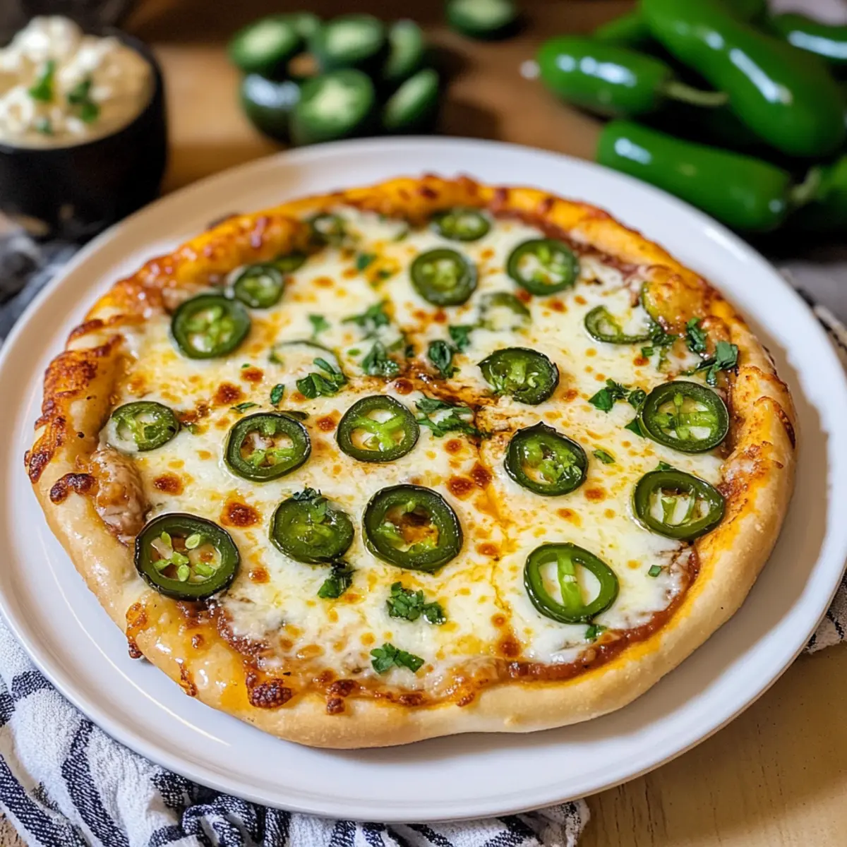 Jalapeño-Popper-Pizza für jede Gelegenheit