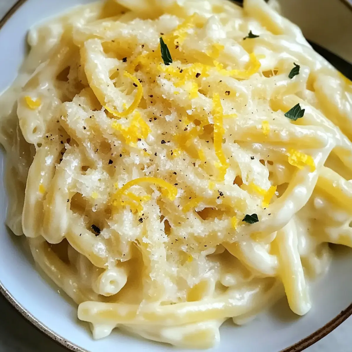 Zitronen-Pasta-Sauce: Cremig und schnell zubereitet