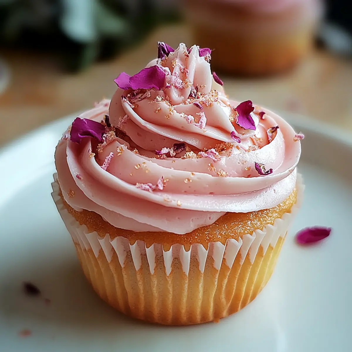 Magische Rosenwasser-Cupcakes für besondere Momente