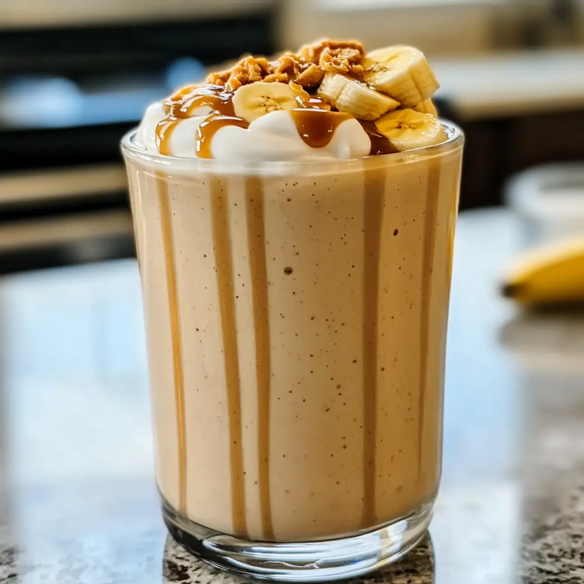 Erdnussbutter Bananen Smoothie Rezept für Genießer