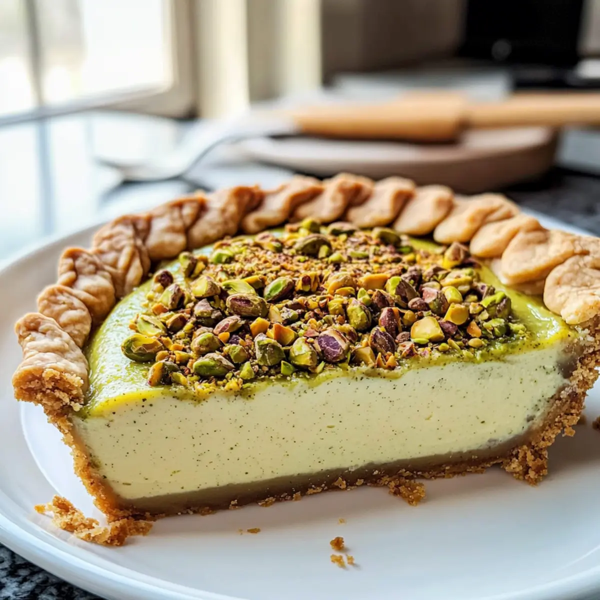 Pistazienpuddingkuchen für besondere Anlässe