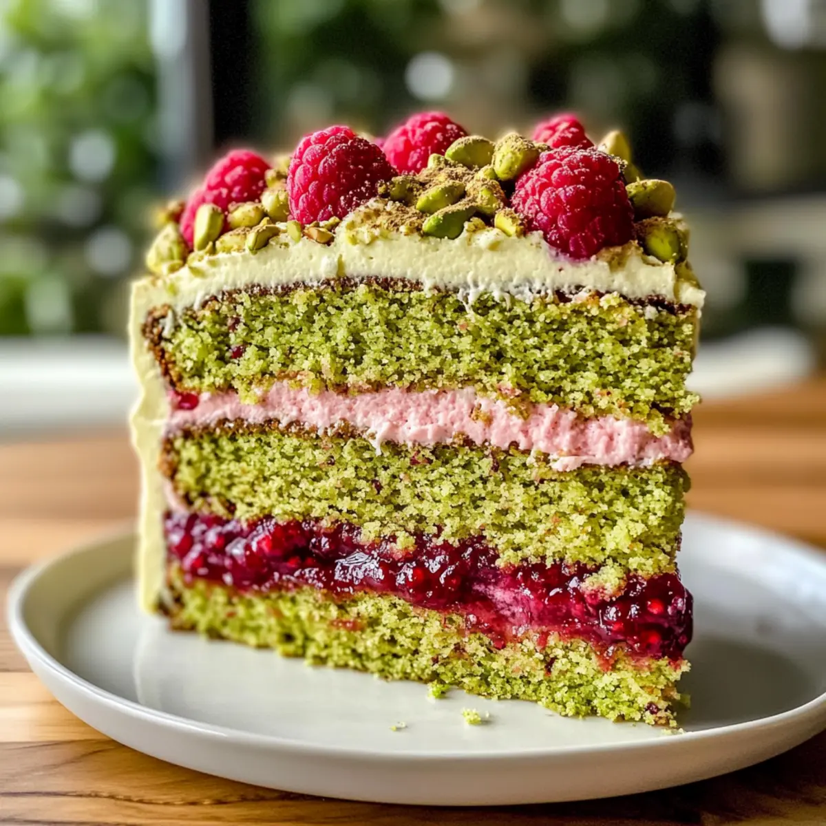 Pistazien-Himbeer-Kuchen Rezept für besondere Momente