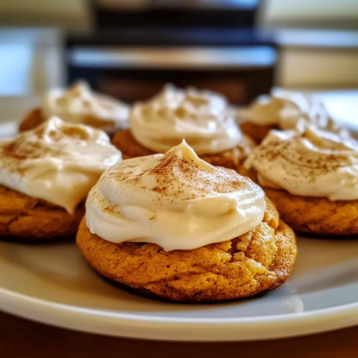 Kürbisplätzchen mit Zimt-Frischkäse-Frosting Rezept