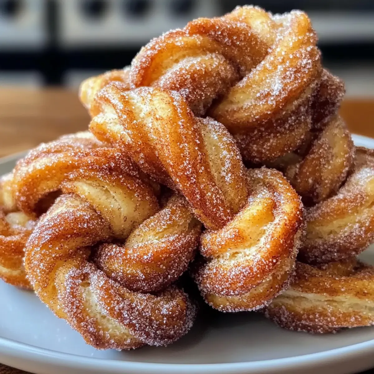Herzhafte Sauerteig-Rest-Zimt-Zucker-Drehungen für Genießer