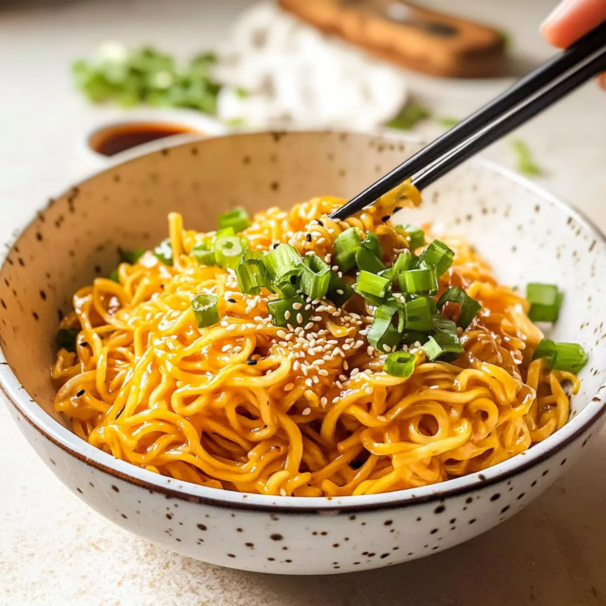 Scharfe Miso-Nudeln für schnelle Genussmomente