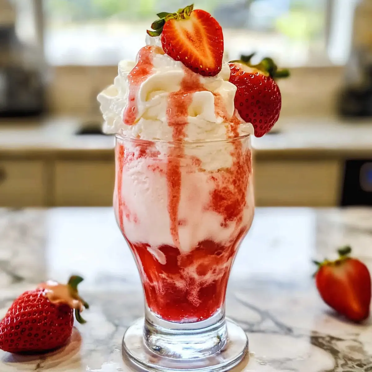 Erdbeer-Eisbecher Rezept für Sommerfrische