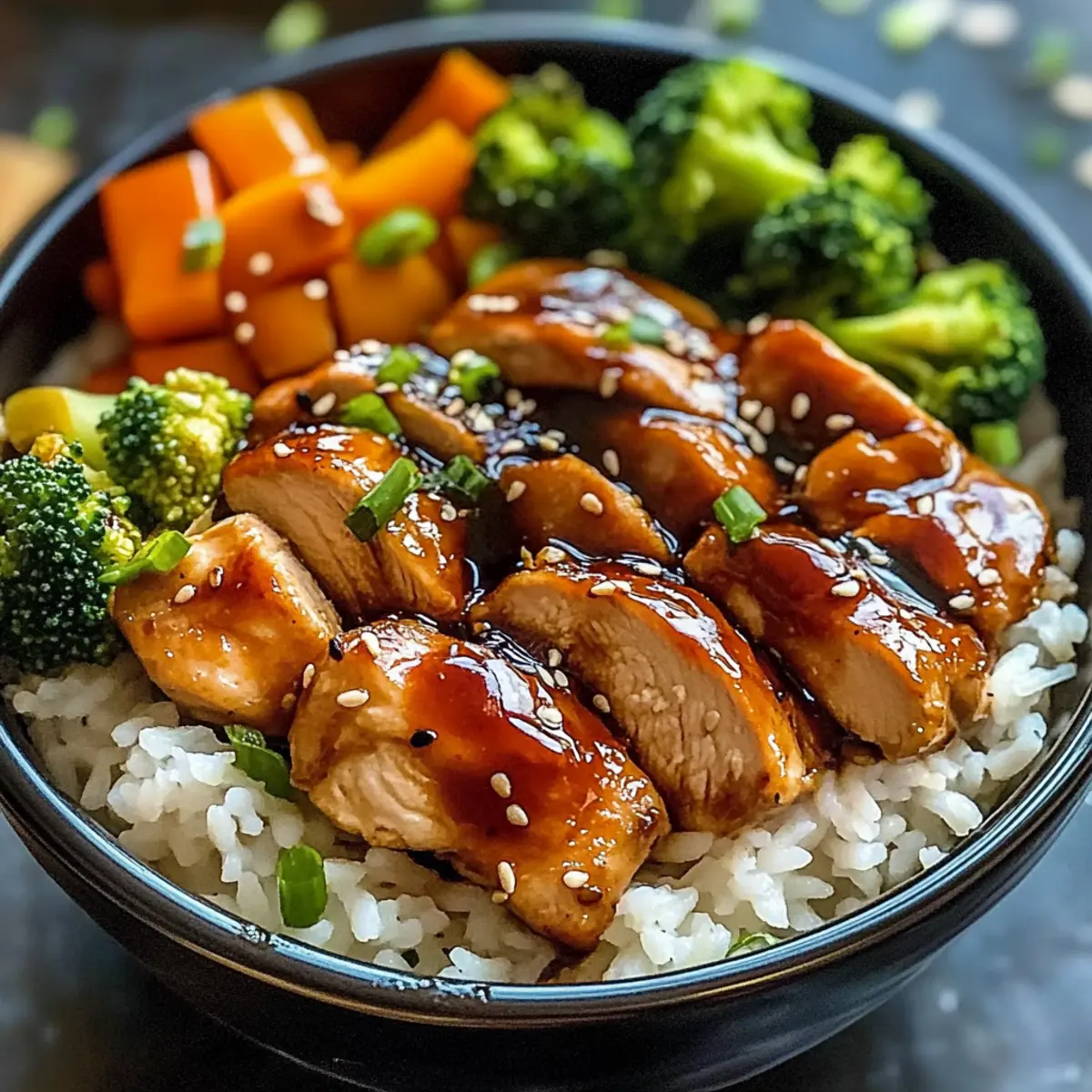 Teriyaki-Hühnchen-Schüssel: Schnelles Rezept für Genuss