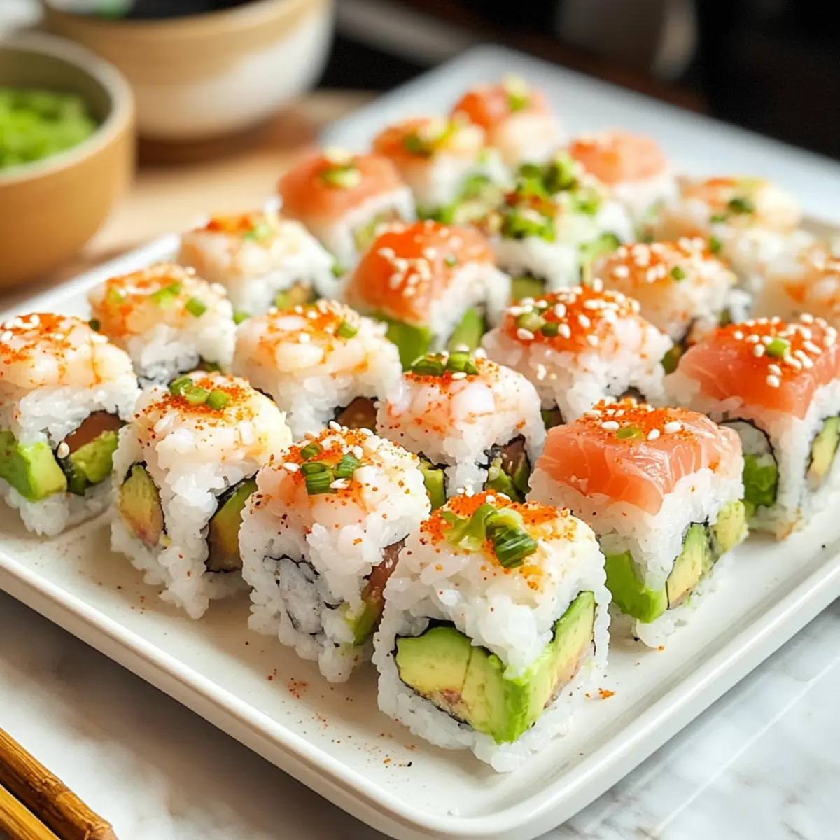 Viral Eiswürfelschale Sushi ganz einfach selbstgemacht