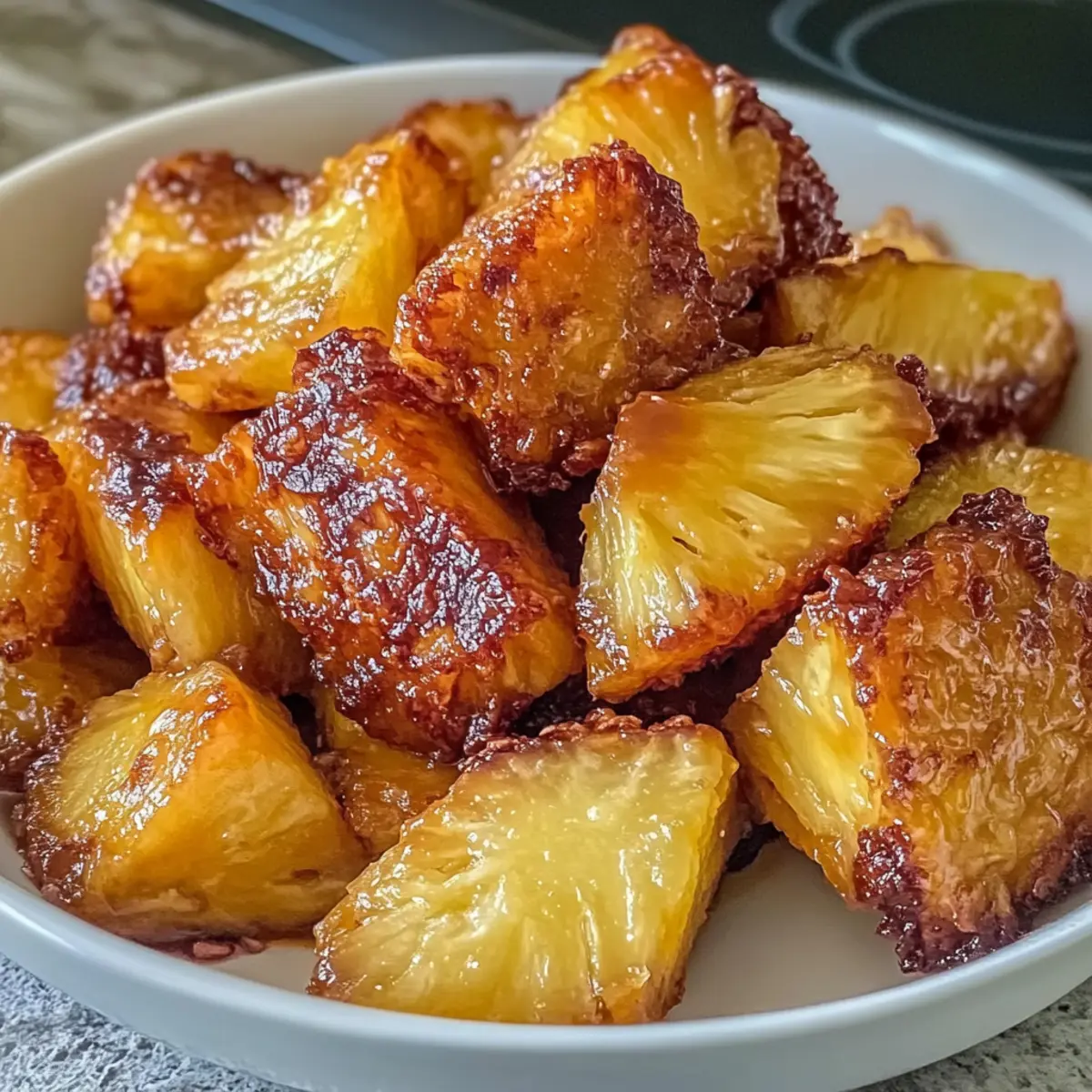 Luftfritteuse Ananasstücke Rezept für fruchtigen Genuss
