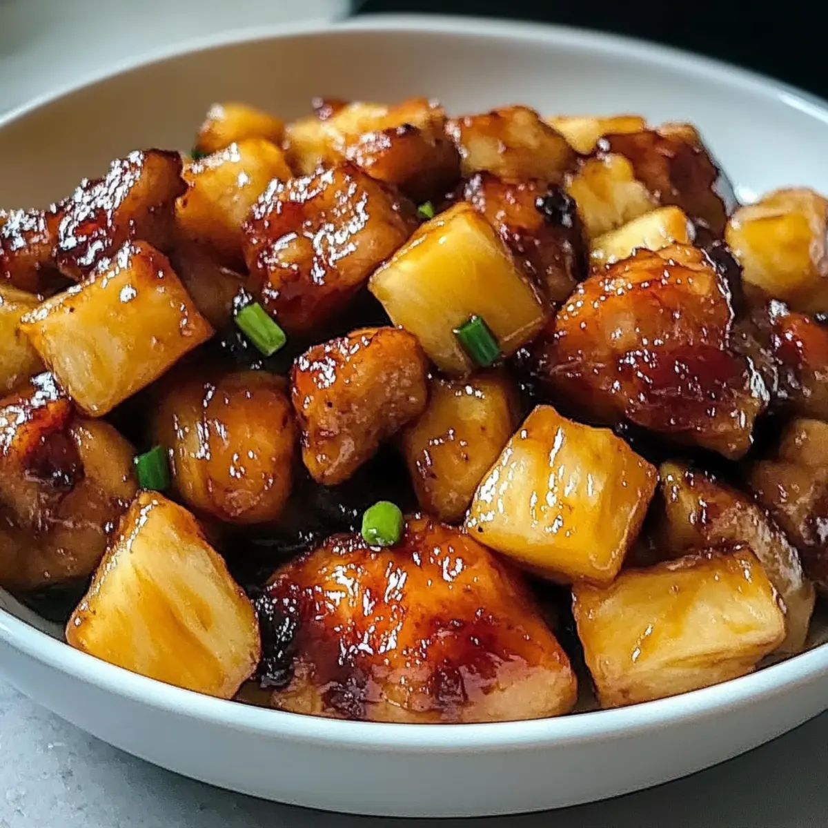 Ananas Hähnchen für ein schnelles Familienessen