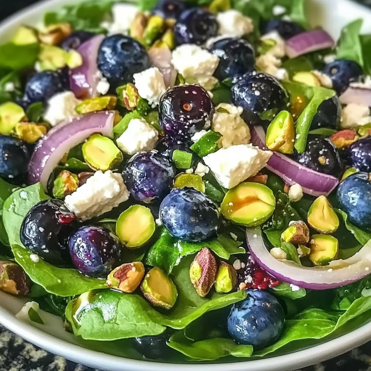 Blaubeer-Pistazien-Frühlingssalat für frische Genussmomente