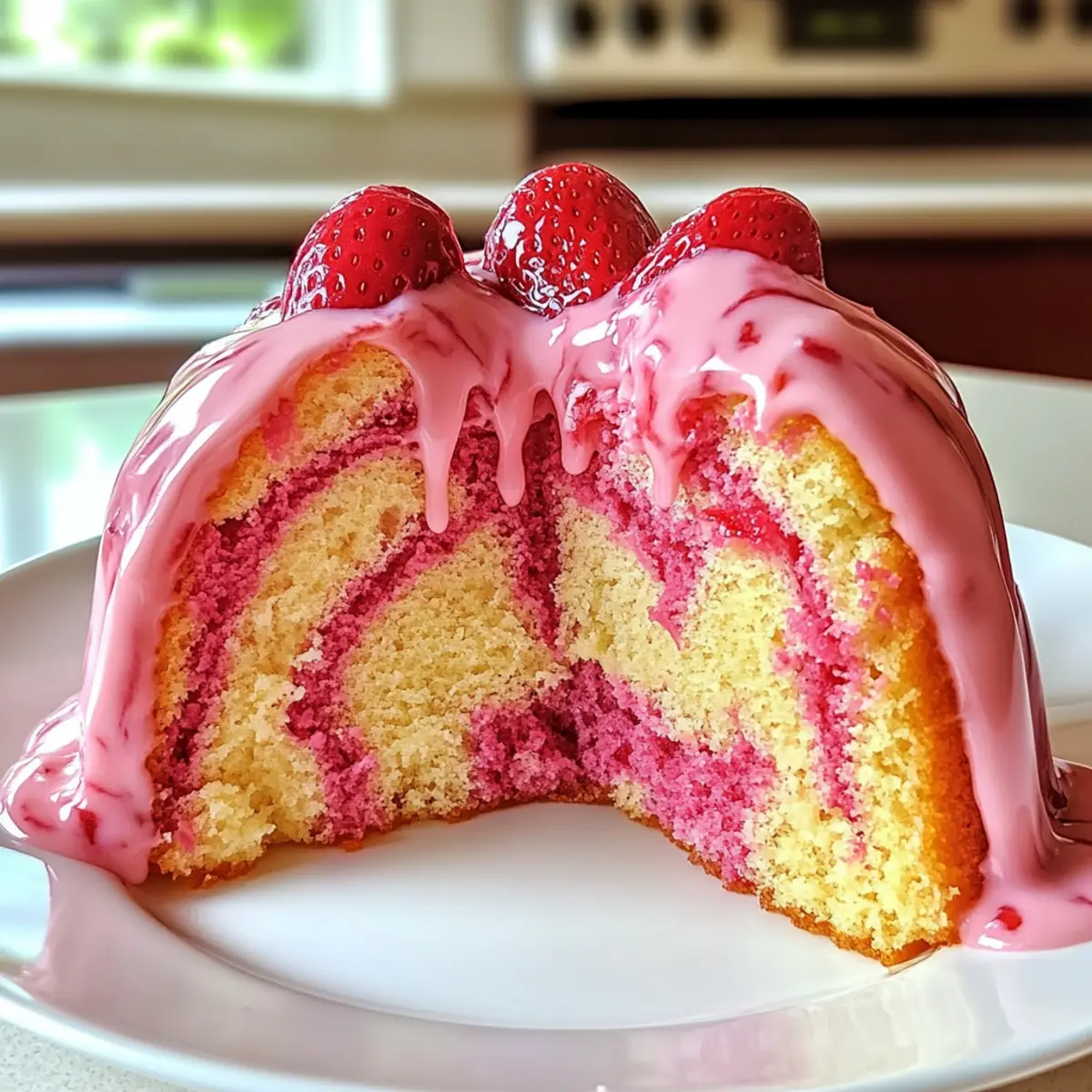 Erdbeermilchshake-Gugelhupf für jeden Anlass