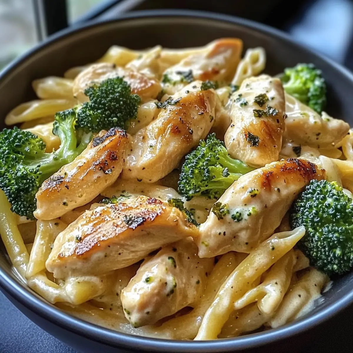 Hähnchen-Brokkoli-Pasta in 30 Minuten zubereitet