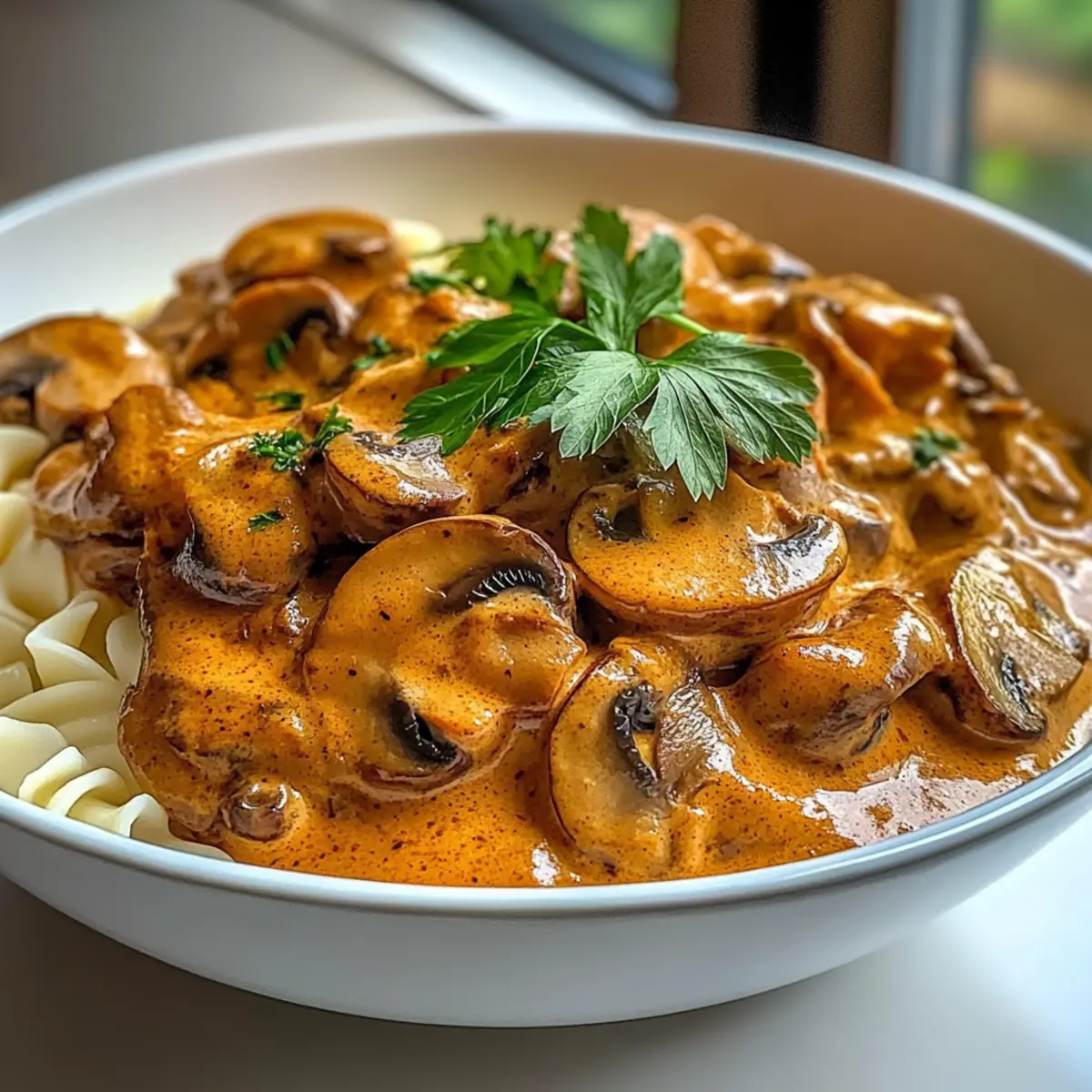 Ungarisches Pilzpaprikasch: Cremiger Genuss für alle