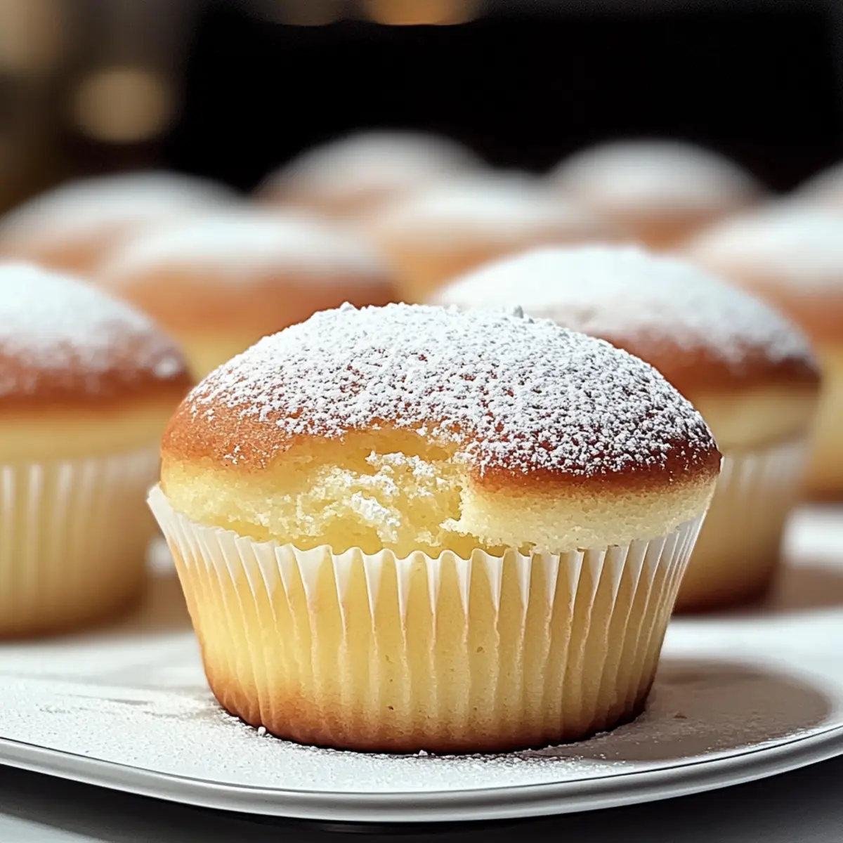 Japanische Baumwoll-Käsekuchen-Cupcakes leicht gemacht
