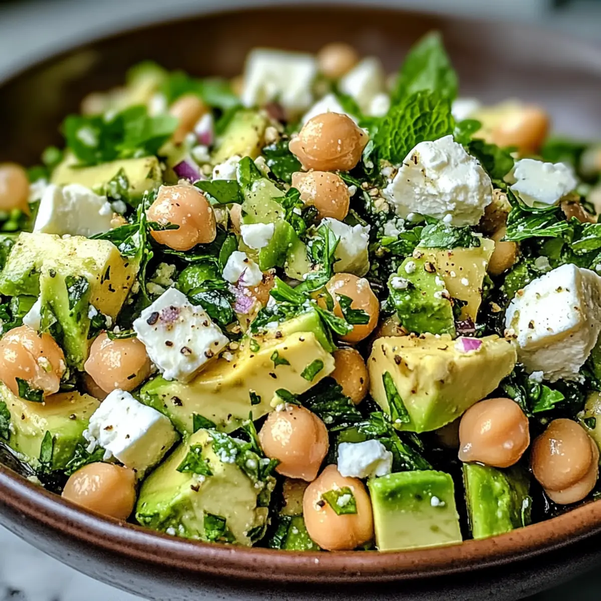 Kichererbsen Feta Avocado Genuss in 15 Minuten