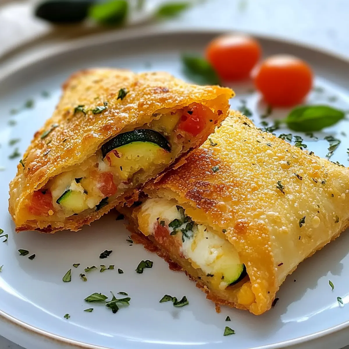 Knusprige Zucchini Frischkäse Taschen für jeden Anlass