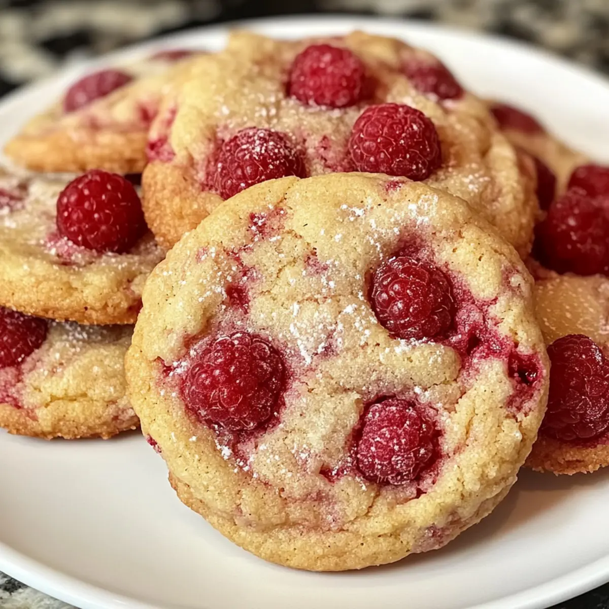 Zitronen-Himbeer-Kekse für fruchtigen Genuss
