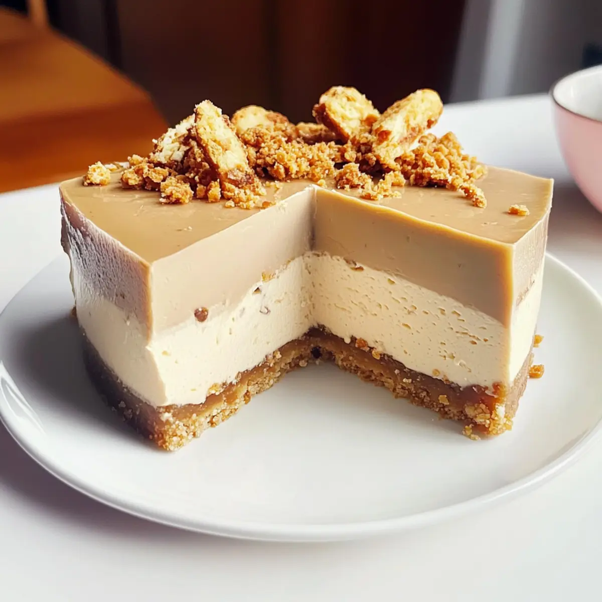 No-Bake Earl Grey Mousse Käsekuchen für Feinschmecker