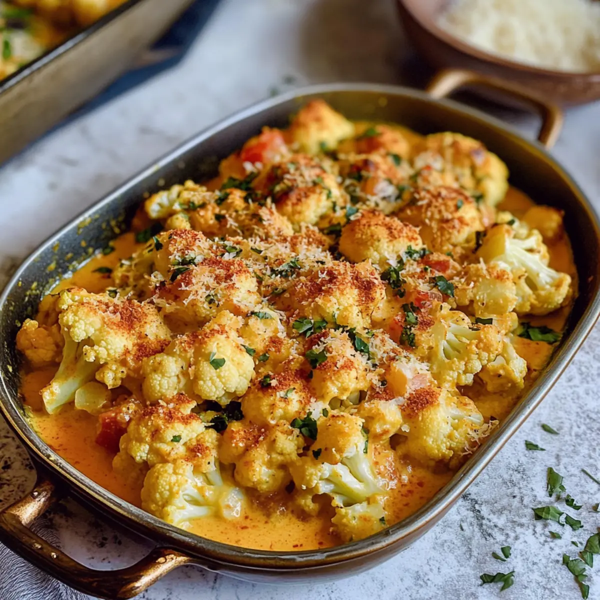 Blumenkohl Curry aus dem Backofen für jede Gelegenheit