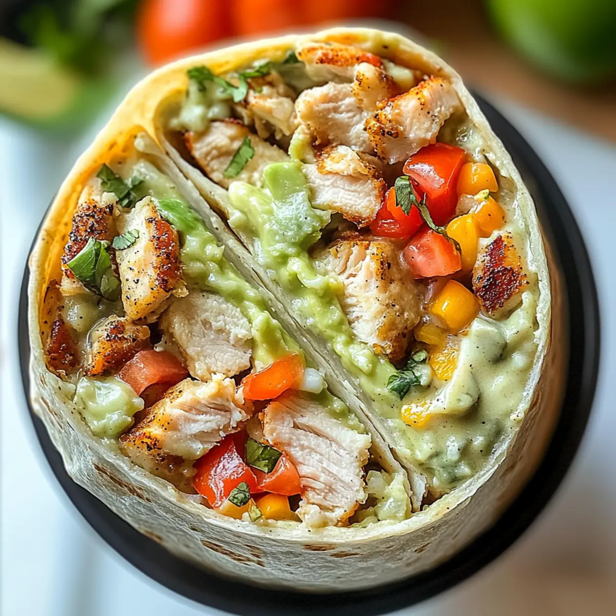 Hühnchen Avocado Ranch Burritos – Cremiger Genuss