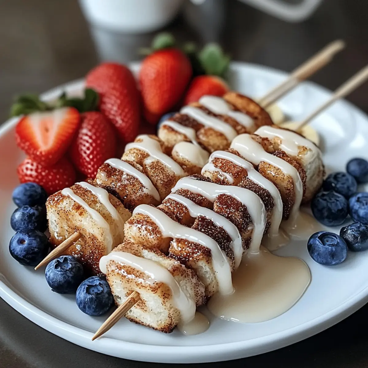 Zimtschnecken Frühstücksspiesse für Gleiche Genussmomente