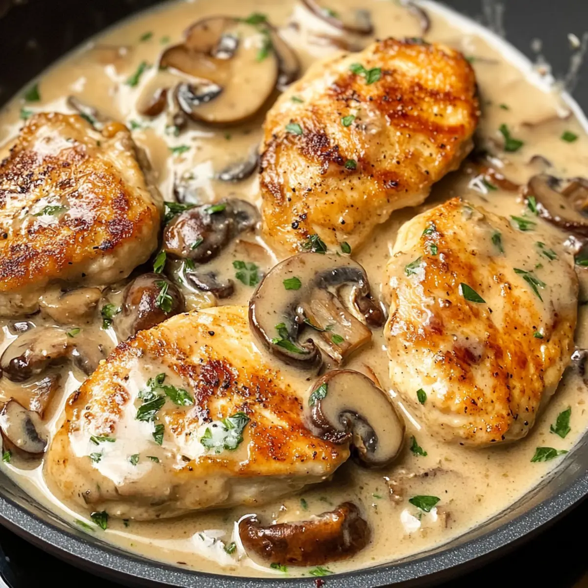 Cremige Pilz-Hähnchen: Schnelles Rezept für Genuss
