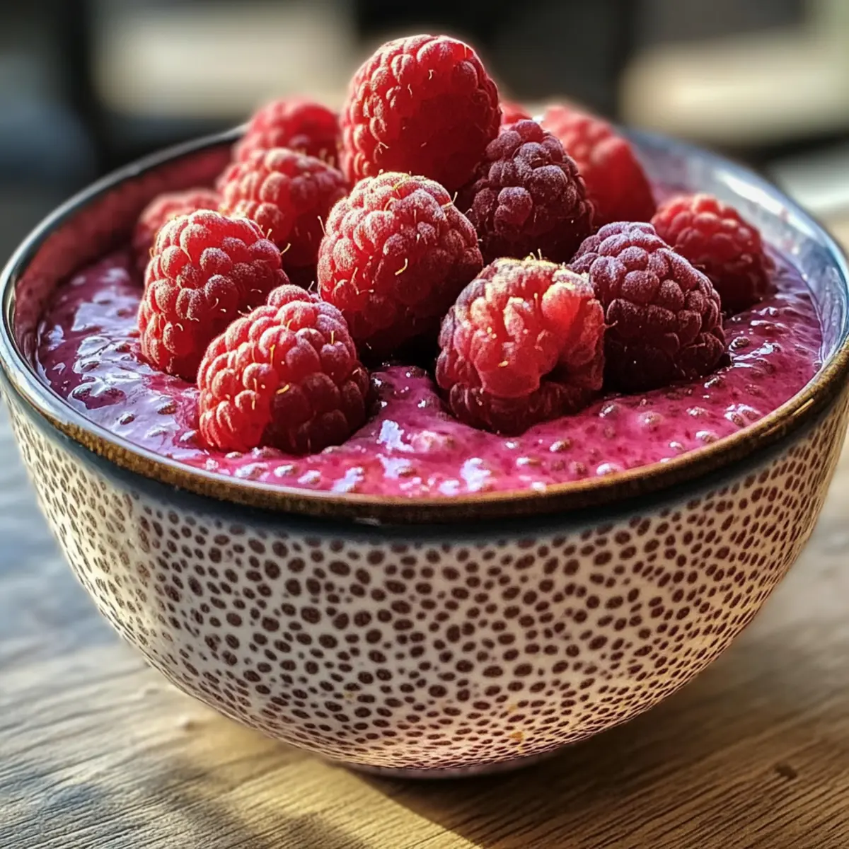Einfache Himbeeren-Chia-Pudding – Gesund und Lecker