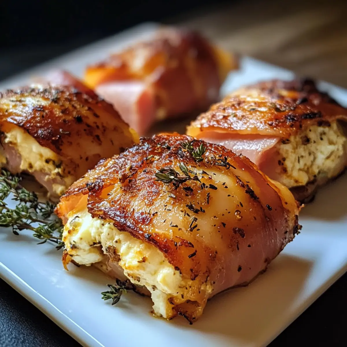 Gegrillte Feta-Schinkenröllchen für den perfekten Snack