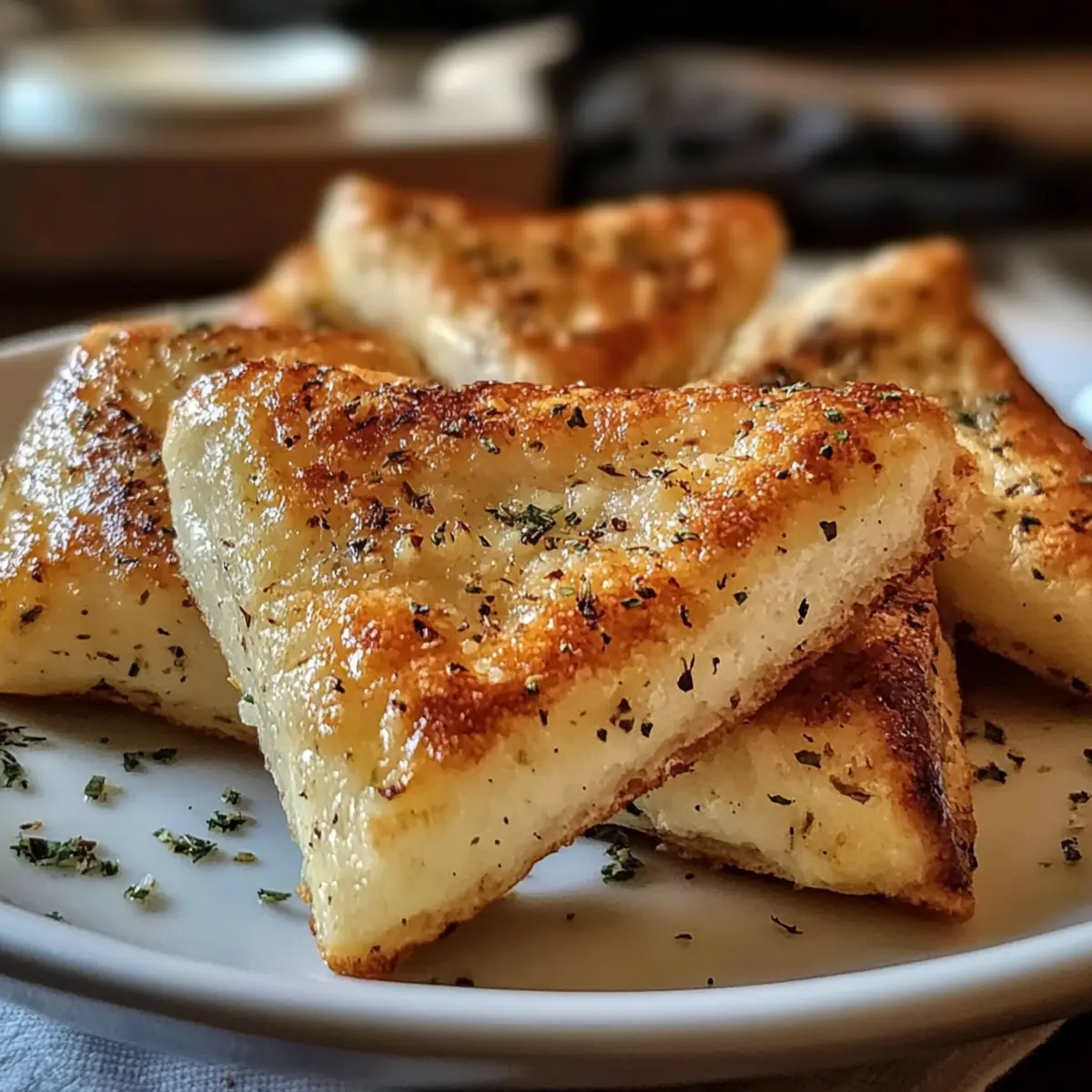 Knoblauch Ecken fluffig, aromatisch & perfekt für Grillabende