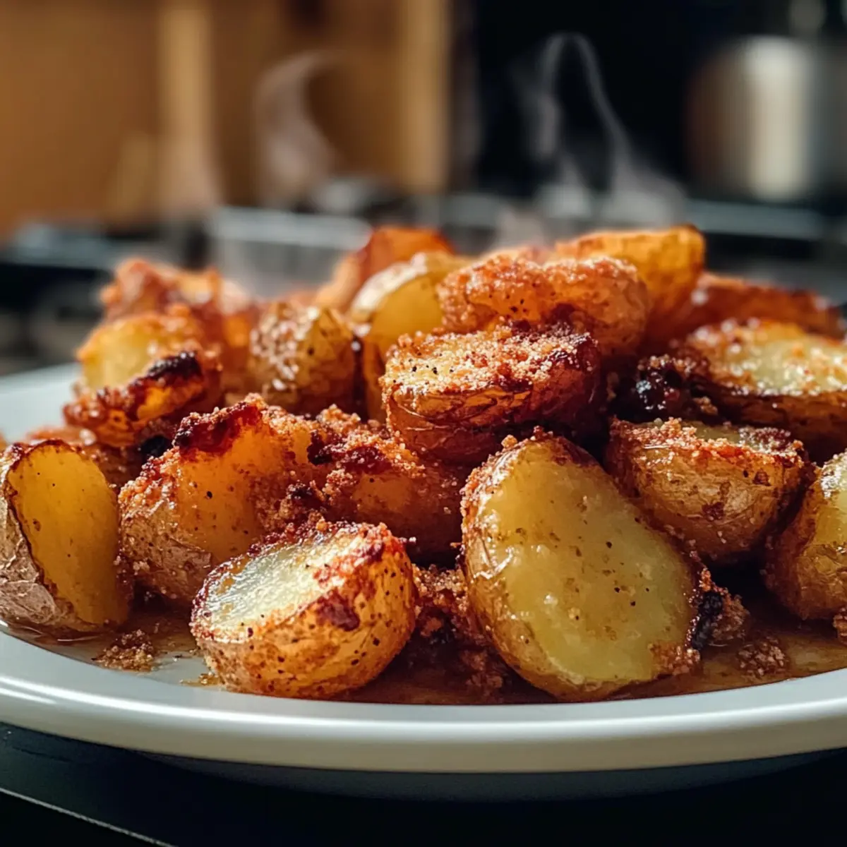 Krosse Mary Berry Röstkartoffeln mit Grieß Rezept