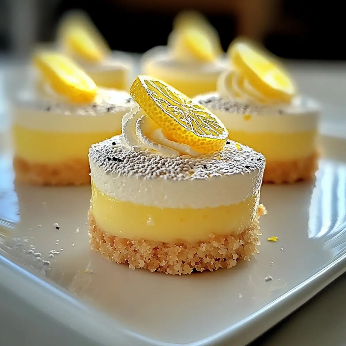 Mini-Zitrone Käsekuchen für den ultimativen Genuss