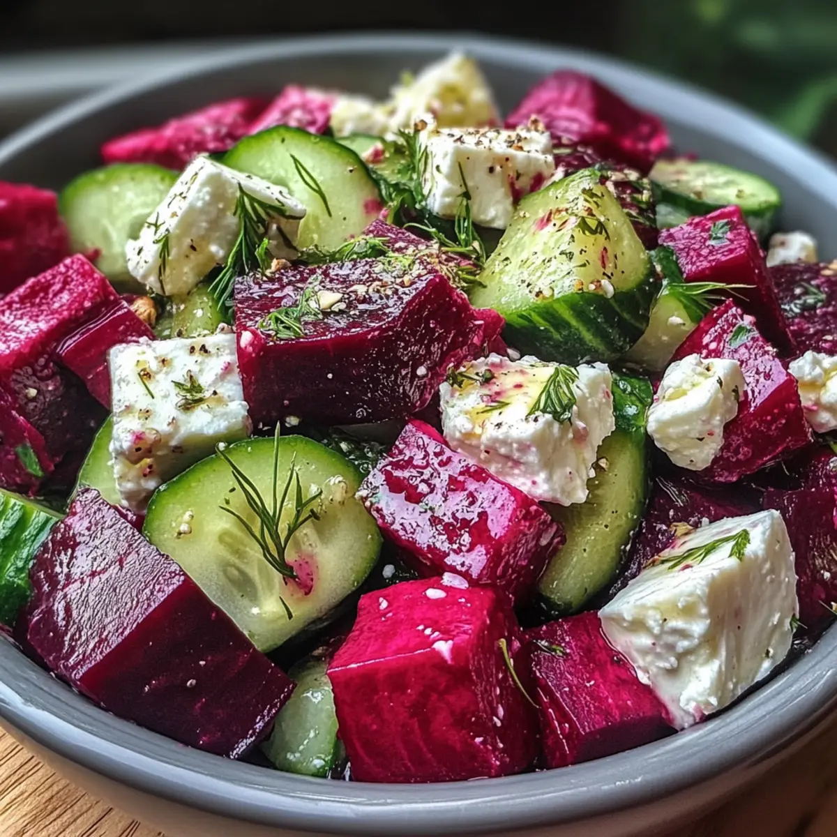 Rote Bete Feta Gurken Salat: Gesund & lecker genießen
