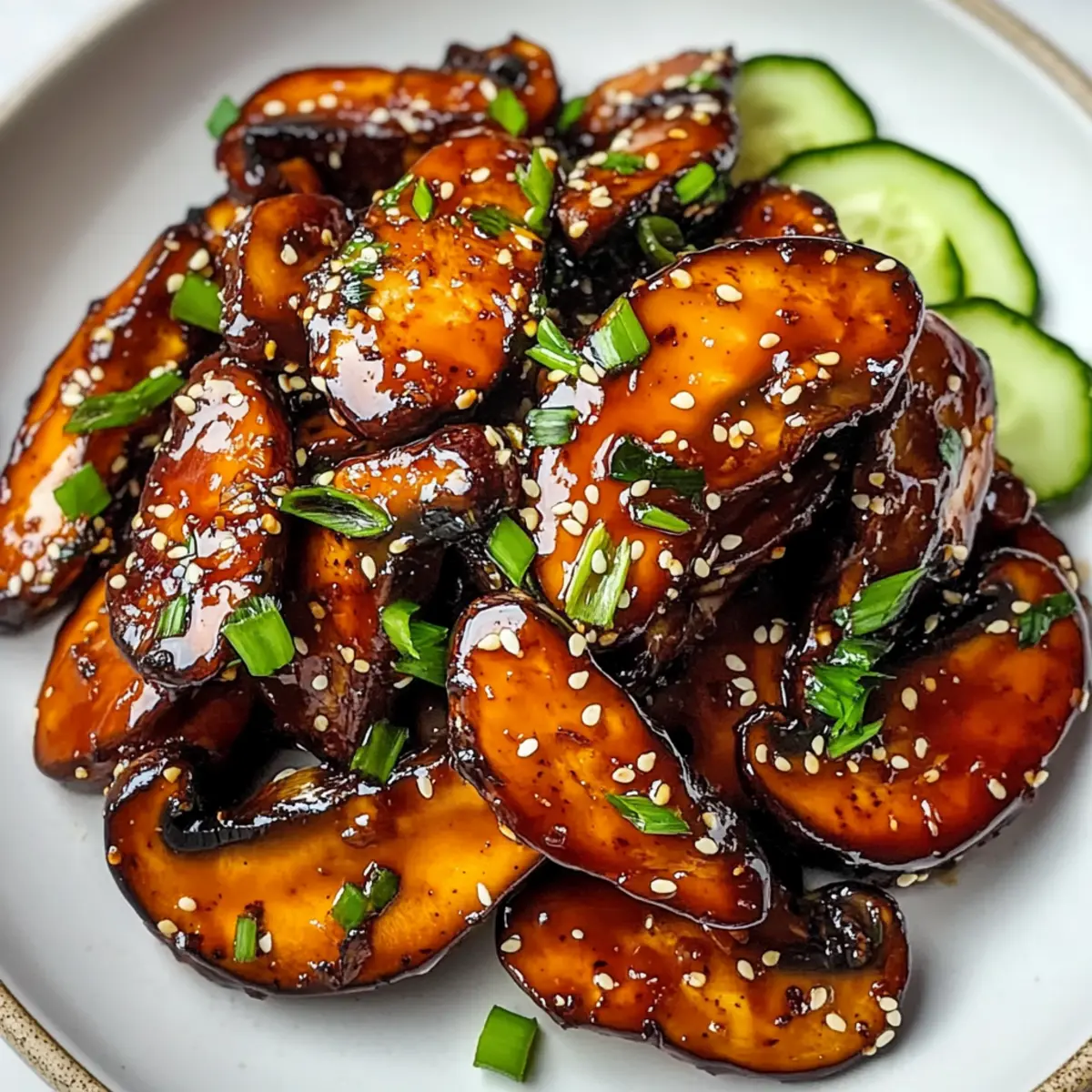 Würzige Gochujang-Pilze für kleine Auszeiten