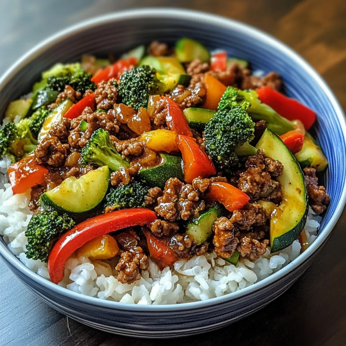 Scharfe Rinderhackfleisch-Pfanne Bowl für jede Gelegenheit