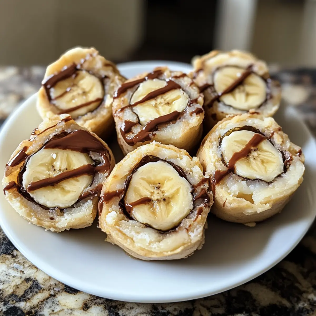 Bananen-Sushi-Rollen für schnelle gesunde Snacks
